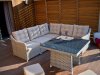 Sedef Outdoor Corner Set in Cream by Bellona