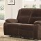 9707CF Snyder Motion Sofa by Homelegance in Coffee w/Options