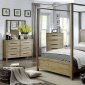 Garland Bedroom w/Canopy CM7355 in Light Oak w/Options