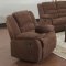 51025 Bailey Motion Sofa in Dark Brown Fabric by Acme w/Options