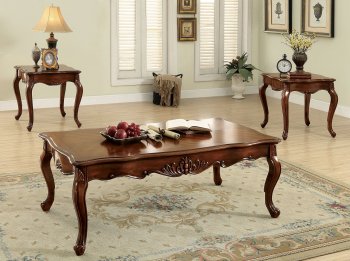 Zahir CM4787 Coffee Table in Dark Oak w/Options [FACT-CM4787-Zahir]