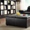 Synergy Cocktail Ottoman 4727PU in Dark Brown by Homelegance