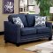 Kerian Sofa CM6157BL in Blue Fabric w/Options