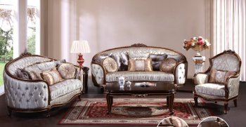 Diamond Traditional Sofa in Fabric w/Optional Items [ADS-Diamond]