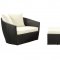 Kindred Patio Sofa 3Pc Set in Espresso/White by Modway