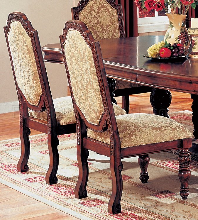 Traditional Style Dining Room in Cherry & Antique Brown Finish