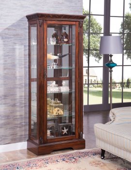 Addy Curio 90062 in Cherry by Acme [AMCR-90062 Addy]