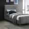 Zara Bed in Grey Velvet by Meridian w/Options