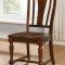 Griselda CM3136RT 5Pc Dining Set in Brown Cherry