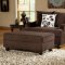 Bella Chocolate Fabric Living Room Sofa & Loveseat Set