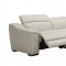 Nova Power Motion Sectional Sofa 6Pc in Silver Grey by J&M