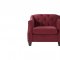 16150 Sofa in Bing Cherry Fabric by Serta Hughes w/Options