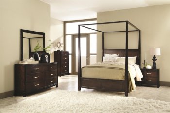 202931 Ingram Bedroom by Coaster in Brown w/Options [CRBS-202931 Ingram]