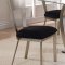 Camille 10090 5Pc Dining Set in Silver & Black by Acme w/Options