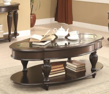 703848 Coffee Table by Coaster in Dark Merlot w/Optional Tables [CRCT-703848]