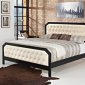 Tommy Bed by Modway w/Ivory Headboard & Footboard