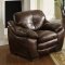 CM6630 Hastings Sofa in Brown Leather-Like Fabric w/Options