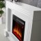 Sophia Electric Fireplace in White