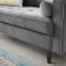 Valour Sofa in Gray Velvet Fabric by Modway w/Options