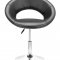 Black or White Contemporary Leatherette Bar Stool