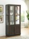 Alanus Curio Cabinet 90302 in Walnut by Acme