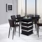 DG072BT Bar Table in Wenge by Global with Options