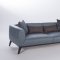 Lofty Armin Aqua Green Sofa Bed Set in Fabric by Istikbal