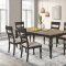 Bridget Dining Set 5Pc 108221 in Brown & Charcoal by Coaster