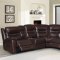 Destin Power Sectional Sofa 603320PP in Brown by Coaster