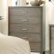 Enrico I CM7068GY 5Pc Bedroom Set in Gray w/Options