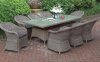 233 Outdoor Patio 9Pc Table Set by Poundex w/Options