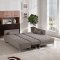 Smith Sectional Sofa Convertible 1471B in Brown Fabric by VIG