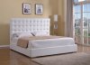 Bella Bed in White Leatherette by Casabianca