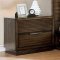 Tolna 5Pc Rustic Storage Bedroom Set CM7543 in Walnut w/Options