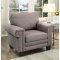 Sanders CM6285GY Sofa in Gray Fabric w/Options