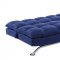 Petokea Sofa Bed 58255 in Blue Fabric by Acme