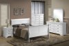 Louis Phillipe Bedroom Set 5Pc in White by Lifestyle w/Options