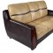 UFM226 Sofa in Ivory & Chocolate PU by Global w/Options