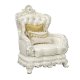 Adara Chair LV01226 in White PU by Acme w/Options