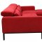 Clayton Sectional Sofa 31240 in Red Fabric by VIG