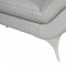 Graphite Sectional Sofa 1541 in Grey Leather by VIG