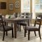 Isadora CM3191T Dining Table in Espresso w/Options