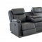 Domino Motion Sofa & Loveseat Set in Carbon by Klaussner