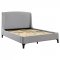 Mosby Upholstered Bed 306021 in Gray Boucle by Coaster