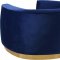 Julian Sofa 620 in Navy Velvet Fabric by Meridian w/Options