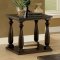 Luann Coffee & 2 End Table Set CM4420 in Dark Walnut w/Options