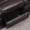 Chenai Motion Sofa CM6297 in Brown Breathable Leatherette w/Opt