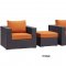 Convene Outdoor Patio Sofa Set 3Pc 2174 Choice of Color - Modway