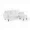 Revive Sectional Sofa in White Fabric by Modway