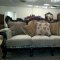 Jessica Black Traditional Sofa in Fabric w/Optional Items